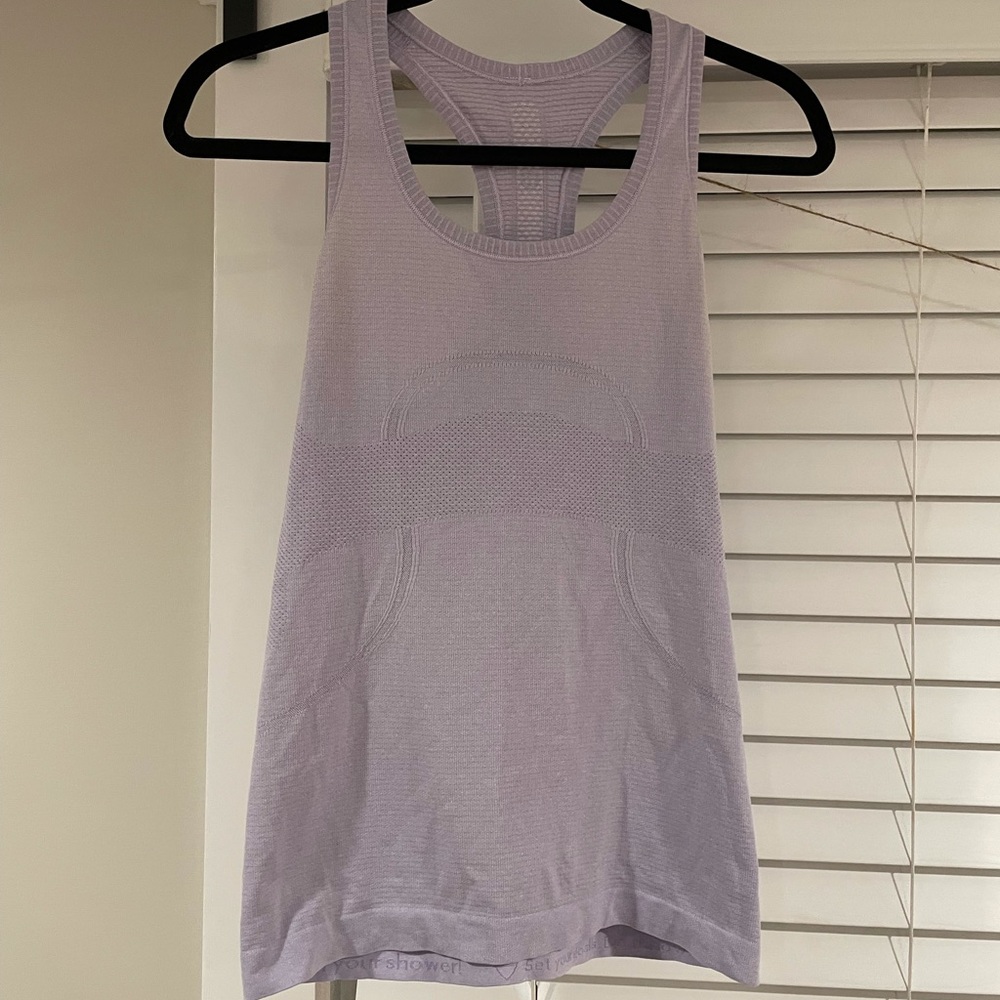 Lululemon swiftly racer back tank lavender